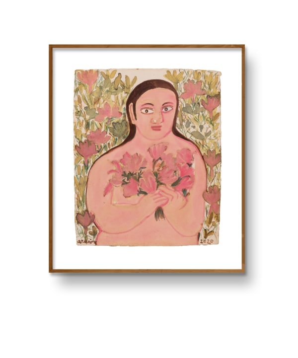 Arunima Choudhury, A Bouquet of Pink Flowers, 2020