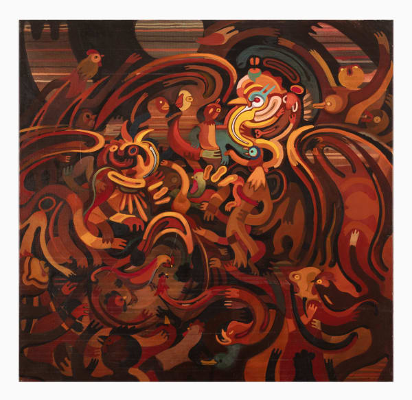 SIMON ROMAIN, Combat de oque, 2024