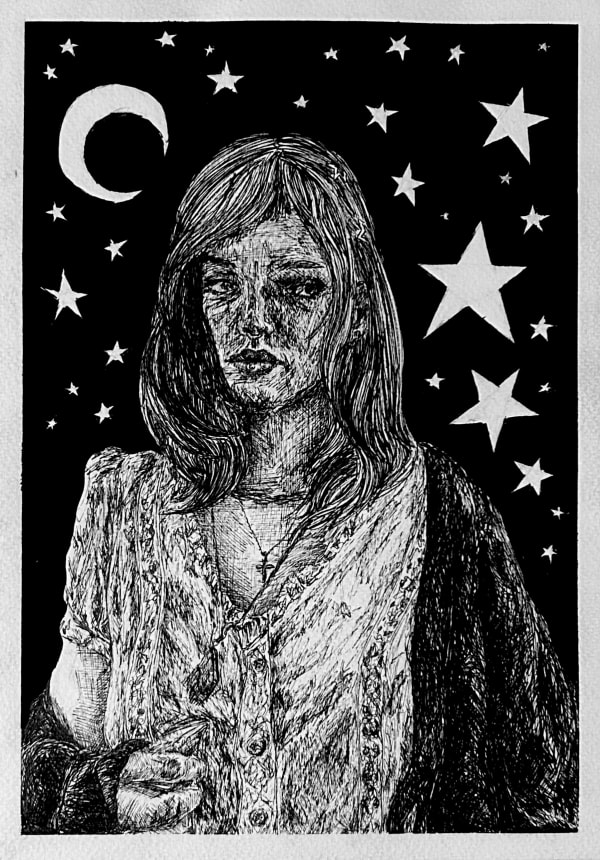 MAXIM VAN CAUWENBERGE, Girl at Night, 2025