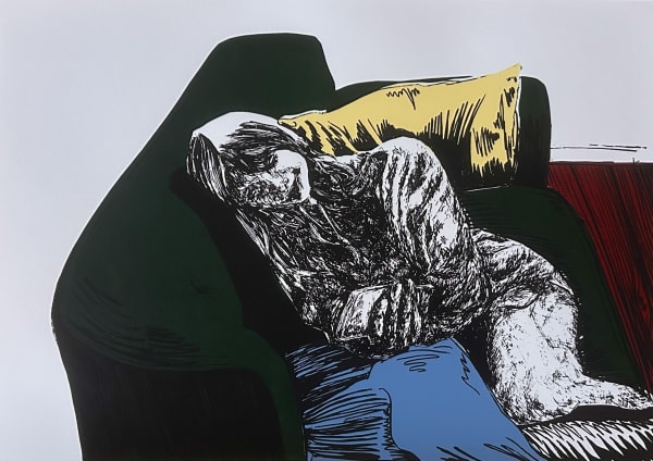 MAXIM VAN CAUWENBERGE, Girl in couch, 2025