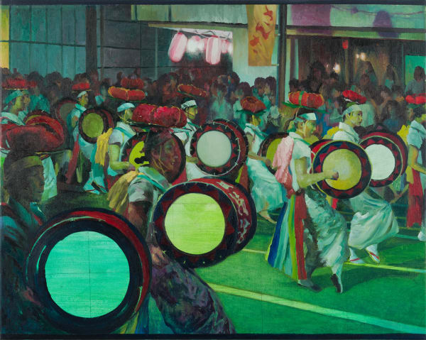 Shimon Kamada, Swarming at Night, 2023