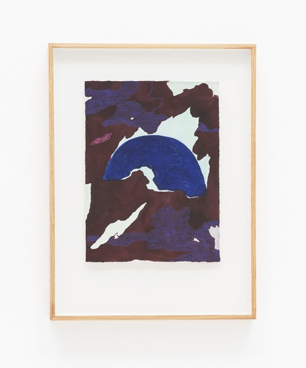 Raffael Bader, Blue Moon in a Stream, 2023