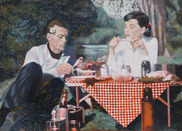 Jang Hee Kim Love in the Afternoon, 2012 oil on canvas 120 cm x 165 cm