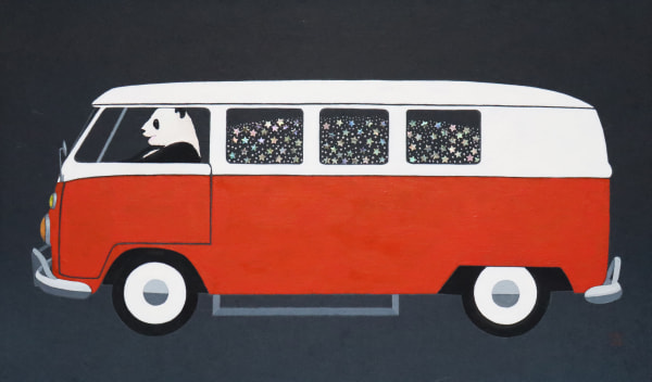 NAM JEA HYUN 별빛 모으기, 2023 장지에 채색 41 cm x 24.2 cm