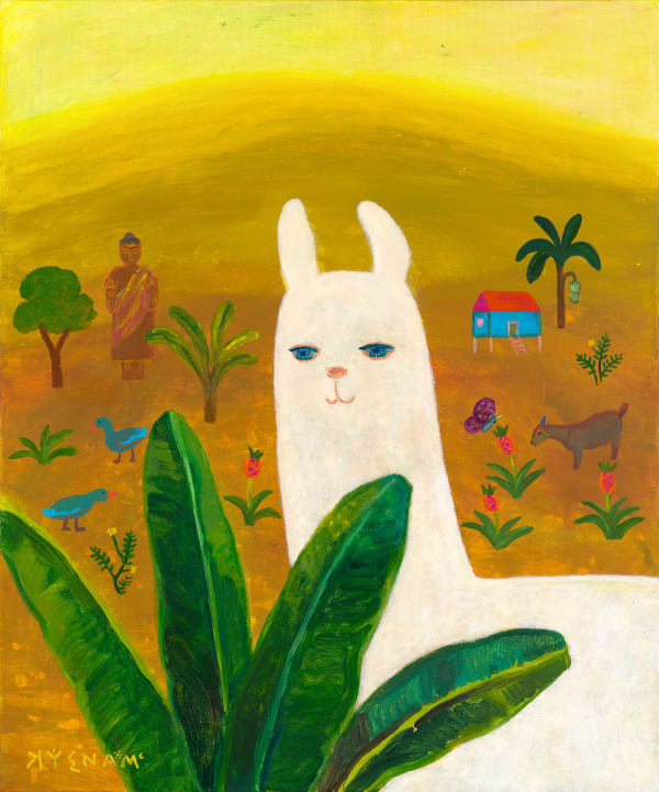 Kyenam 순하고 평화로운 삶, 2024 acrylic on canvas 72.7 cm x 60.6 cm
