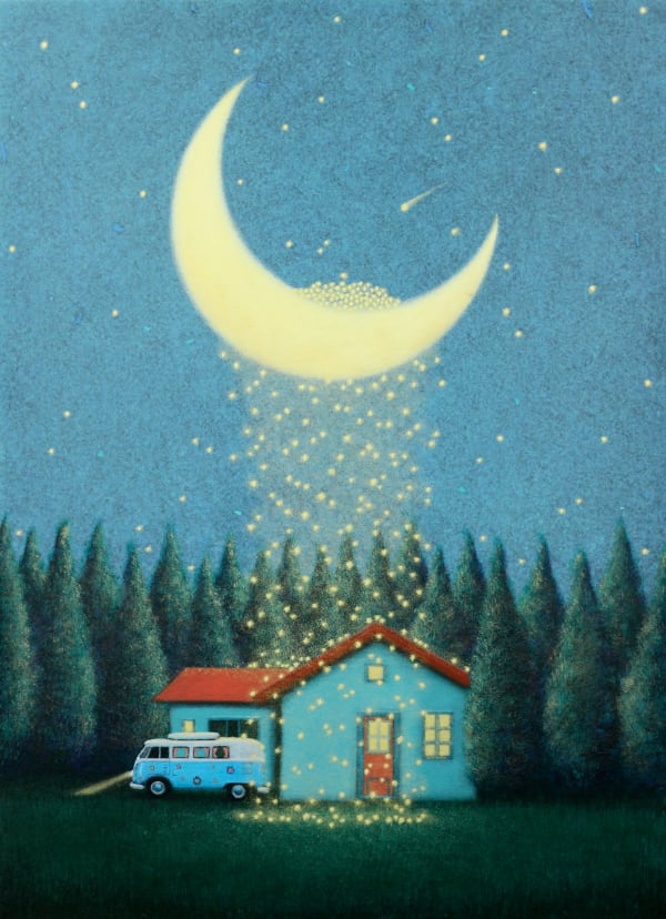 김성윤 Moonrain(2501), 2025 Acrylic on canvas 53 x 72.7 cm