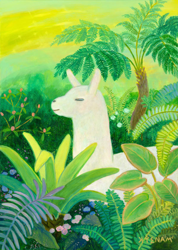 Kyenam 포근하게 빛나는, 2024 acrylic on canvas 91 cm x 65 cm