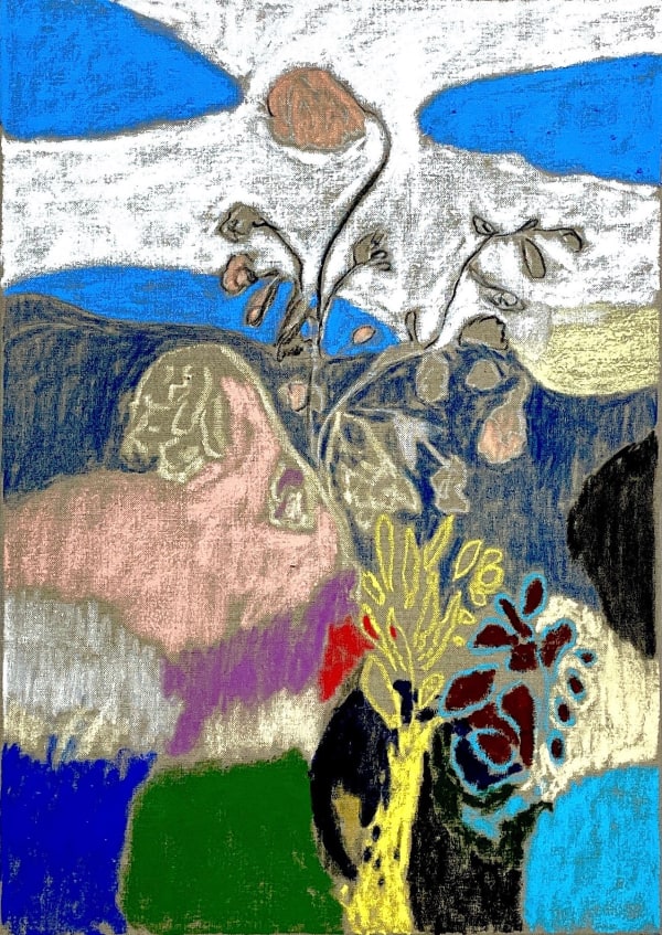 Jan Sebastian Koch Narziss, 2025 Oil, Tempera on Linen 85 x 60 cm