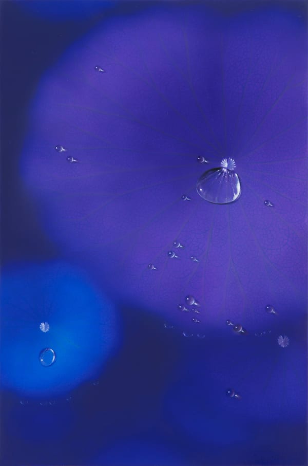 Nam Sang Woon PURPLE MOON-2403, 2024 oil on canvas 41 x 27 cm