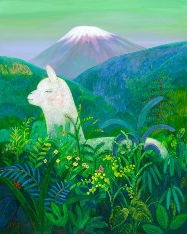 계남 산의 정령, 2025 Acrylic on canvas 90.9 x 72.7 cm