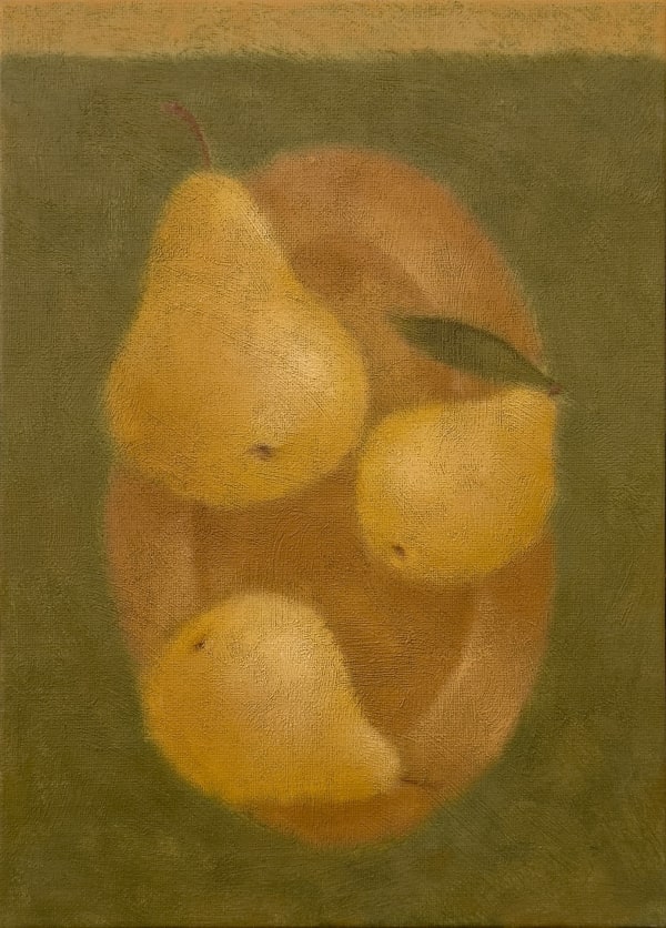 키츠 kits 한가을의 배, 2024 acrylic on canvas 33.4 x 24.2 cm