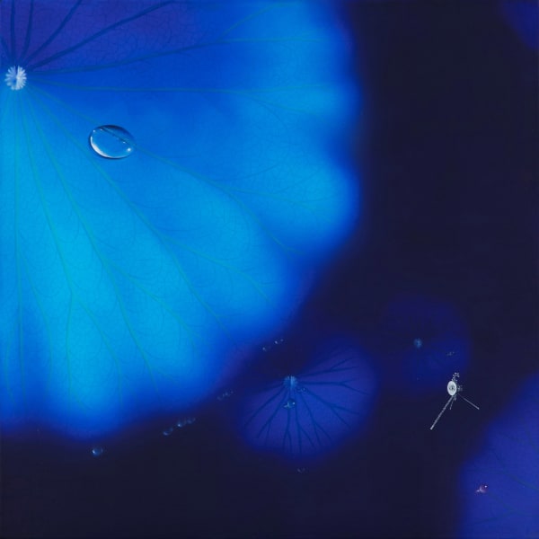 Nam Sang Woon BLUE MOON-B230428, 2023 oil on canvas 45 x 45 cm