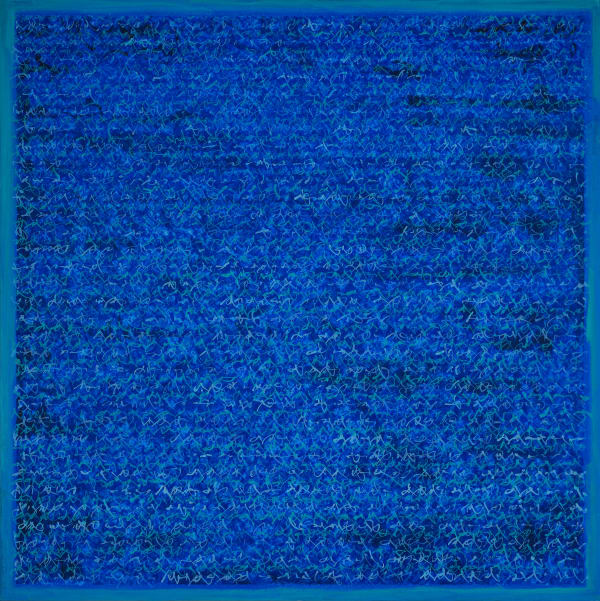 Kim Jang Hee Blue, 2025 Acrylic on canvas 140 x 140 cm