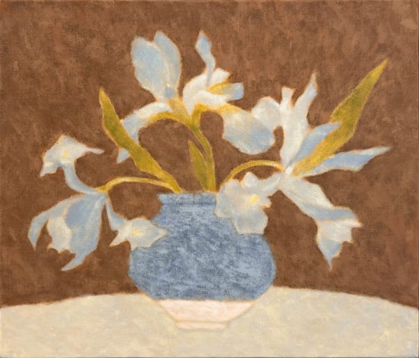 키츠 kits 푸른 저녁을 맞이할 때, 2024 acrylic on canvas 45.5 x 53 cm