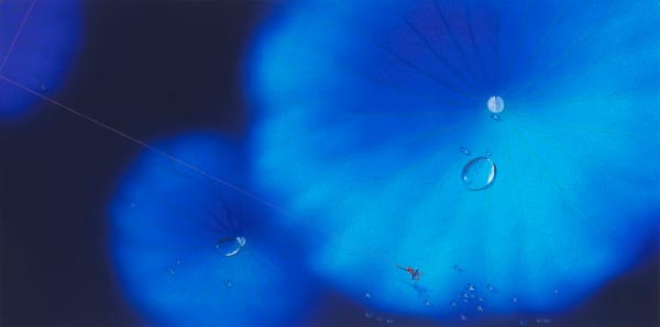 Nam Sang Woon BLUE MOON_S50, 2023 oil on canvas 50 x 100 cm