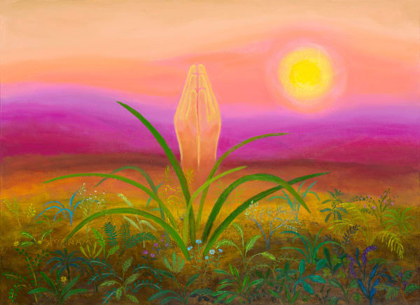 KYENAM 흐름과 리듬, 2024 acrylic on canvas 53 x 72.7 cm