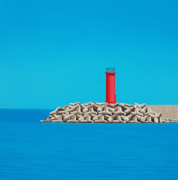 권현경 midday, 2022 Oil on canvas 65.1 x 65.1 cm