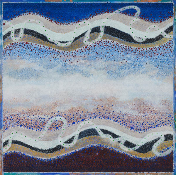 Kim Jang Hee Mirror, 2025 Acrylic on canvas 140 x 140 cm