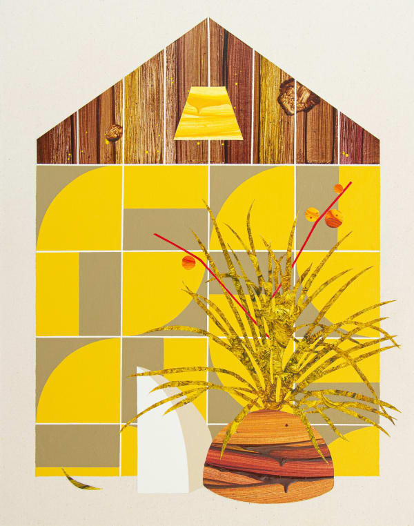 Mira Song Garden Harmonies_ Symphony #4, 2024 oil and acrylic on canvas 77 cm x 61 cm