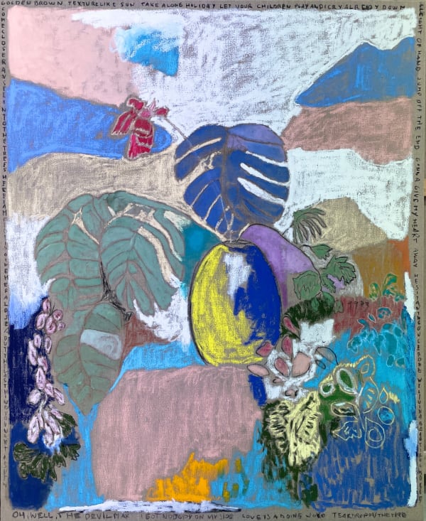 Jan Sebastian Koch 1993, 2025 Oil, Pastel on Linen 160 x 130 cm