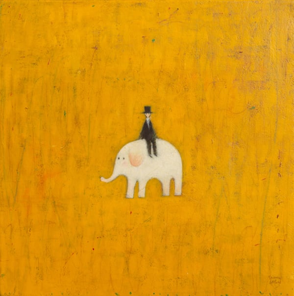 임승현 Daydreamer, 2023 한지에 과슈 30 x 30 cm