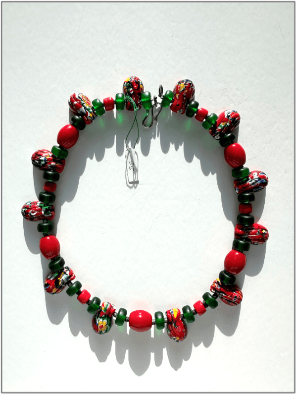 Inge Kern Bohemia Glass Beads : Millefiori Pattern