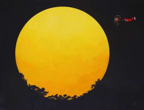 NAM JEA HYUN 달빛 여행 떠나기, 2023 장지에 채색 65.1 cm x 50 cm