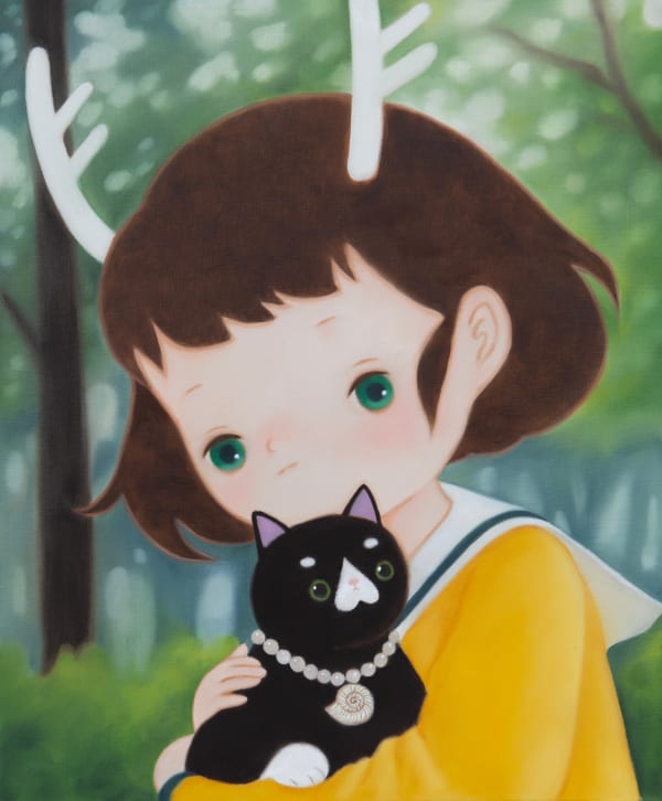 손우정 Warmth Touches the Soul, 2025 Oil on canvas 45.5 x 37.9 cm