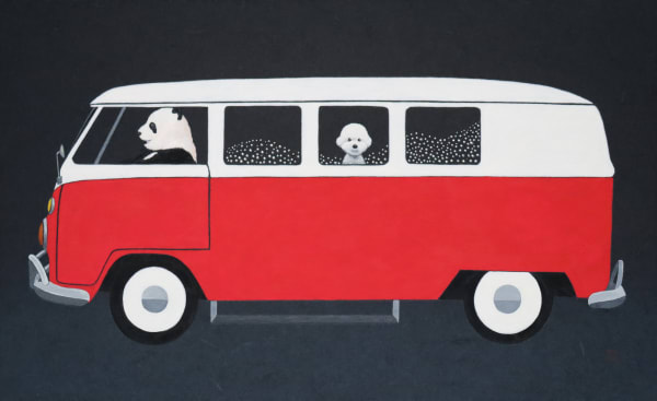 NAM JEA HYUN 별빛 모으기, 2023 장지에 채색 41 cm x 24.2 cm