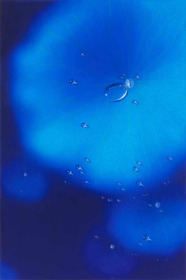 Nam Sang Woon BLUE MOON-2401, 2024 oil on canvas 41 x 27 cm