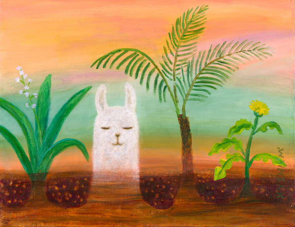 계남 연결된 마음, 2025 Acrylic on canvas 40.9 x 53 cm