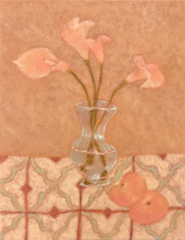 키츠 kits 달큰한 늦오후에는, 2024 acrylic on canvas 40.9 x 31.8 cm