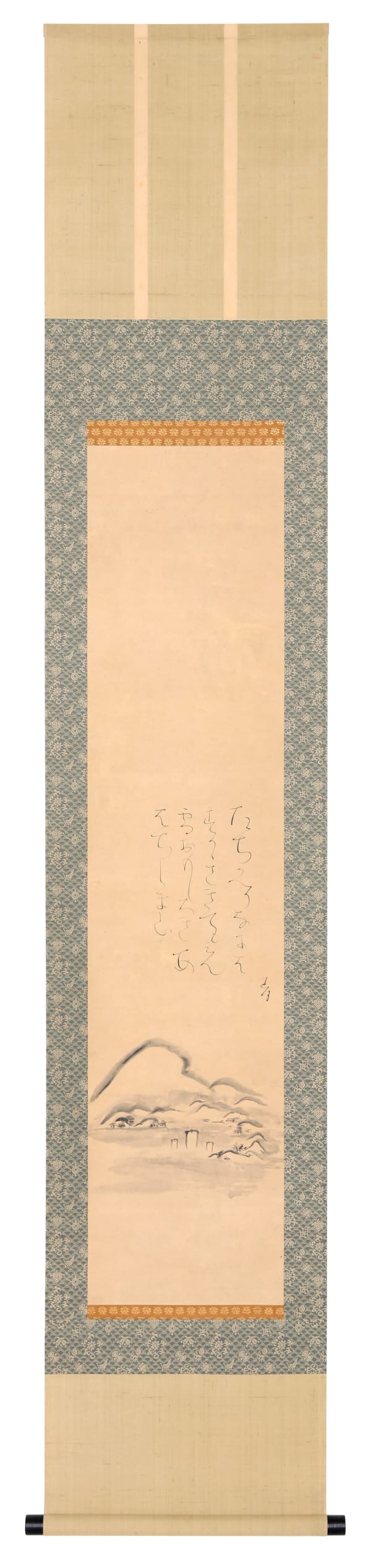 Snow on Awaji Island, with Poem