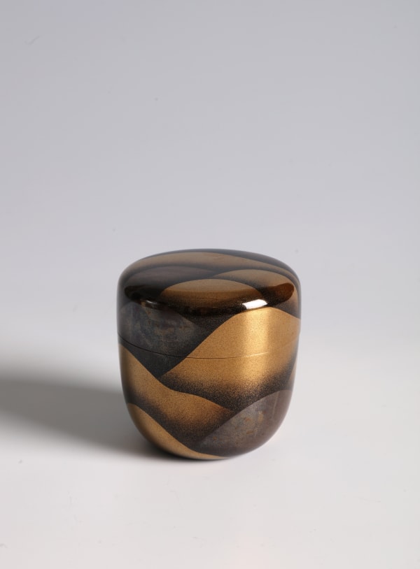 Tea Caddy with Distant Mountains