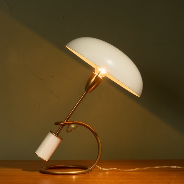 Angelo Lelii, Table Lamp Model 12297 'Scrittoio' in Brass for Arredoluce, Italy, 1950s