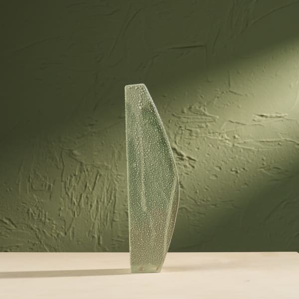 Eunsol Kim, C6, Glazed Ceramic Sculpture in Green, The Netherlands, 2025
