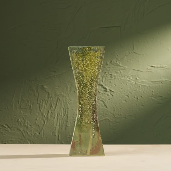 Eunsol Kim, C5, Glazed Ceramic Sculpture in Green, The Netherlands, 2025