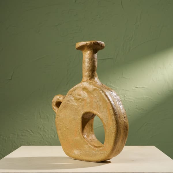 Willem van Hooff, Small Core Vessel, Glazed Earthenware, The Netherlands, 2020s