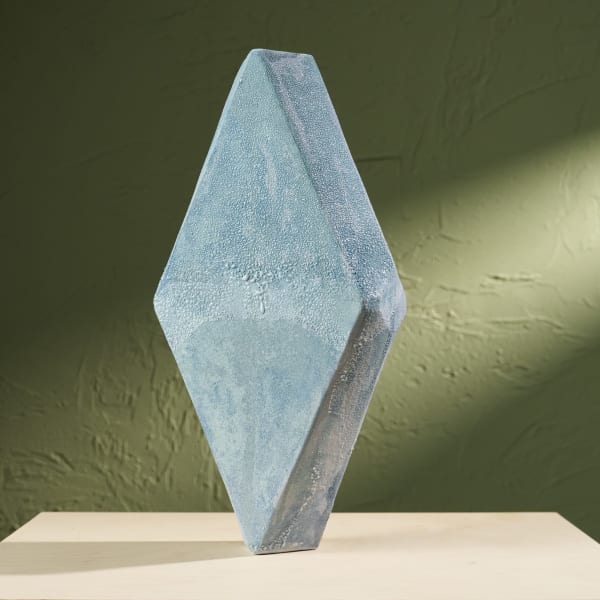 Eunsol Kim, C1, Glazed Ceramic Sculpture in Blue, The Netherlands, 2025