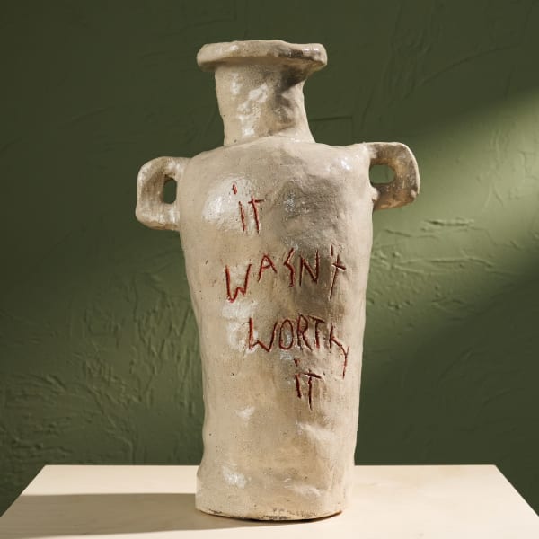 Willem van Hooff, 'It Wasn't Worth It' Core Vessel, Glazed Earthenware, The Netherlands, 2020s
