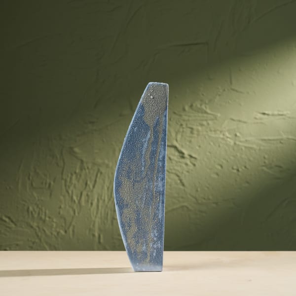 Eunsol Kim, C6, Glazed Ceramic Sculpture in Blue, The Netherlands, 2025