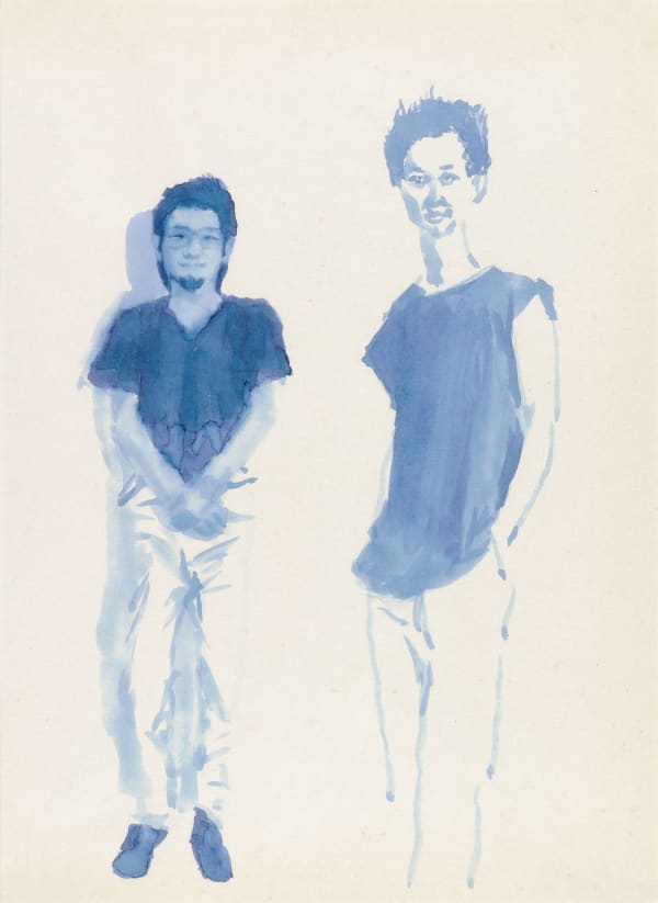 劉小東 LIU Xiaodong 金城小子版畫系列 #5 Hometown Boy Print Series #5, 2013 藝術微噴/紙 Giclée prints on paper 50 x 35.5 cm, Ed. 2/30 Edition of 30