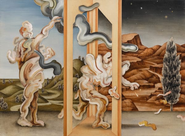 鄭農軒 CHENG Nung Hsuan 信使 二十三 Messenger No.23, 2023 油彩／畫布 Oil on canvas 27 1/2 x 37 3/8 in 70 x 95 cm