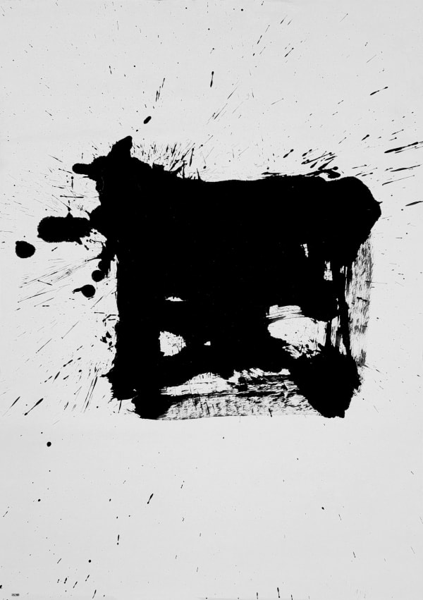 和田浩志 Hiroshi WADA 國_01 COUNTRY_01, 2024 水墨/紙本 Ink on paper 75 x 53 cm