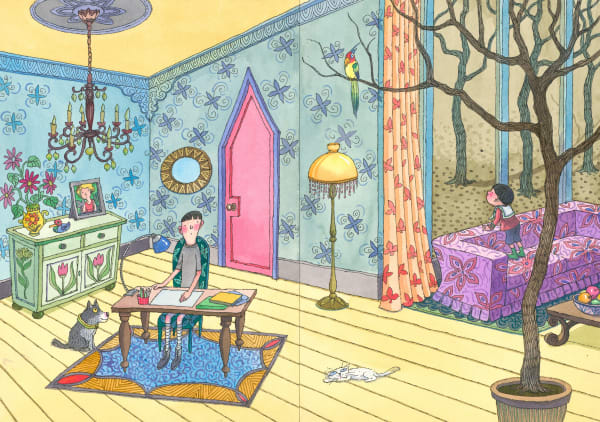 幾米 Jimmy LIAO, 華麗的房間 Luxurious Room, 未紀年 n.d.