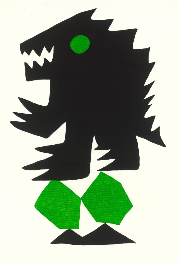 陳普 CHEN Pu 群落生境_平衡＃1 Biotope _ Balance#1, 2023 墨、原子筆／紙 Ink, ball-point pen on paper 33 1/2 x 22 7/8 in 85 x 58 cm