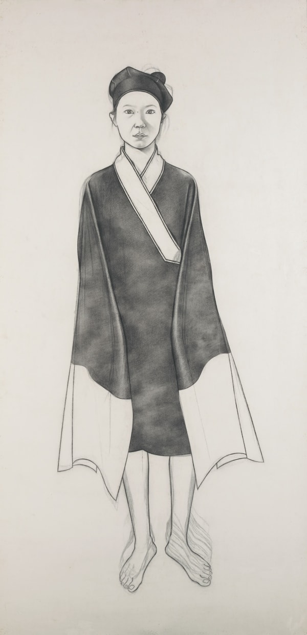 曲家瑞 Kristycharay, 自画像 - 京剧 - 店小二 Self Portrait - Peking Opera - Waiter, c.2000