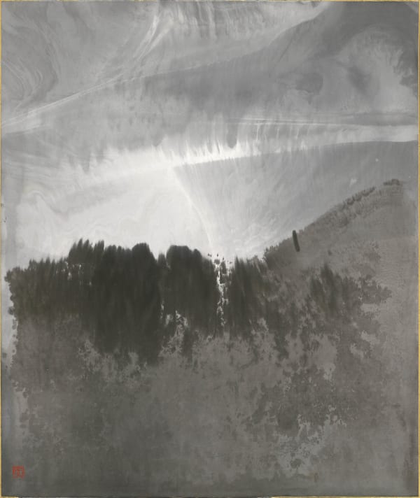 李安成 LEE An-cheng 無題山水 Untitled (Landscape) , c1998 水墨/畫宣板 Ink on paperboard 20 7/8 x 17 7/8 in 53 x 45.5 cm