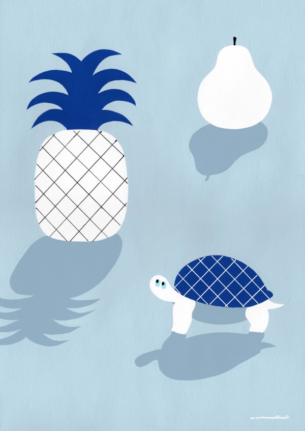 Umao, Turtle and Fruits, 2023