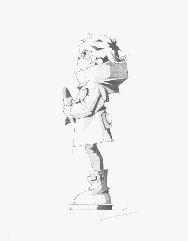 松浦浩之 Hiroyuki MATSUURA PICTO "Apollo", 2023 鉛筆/紙 Pencil on paper 41 x 31.8 cm